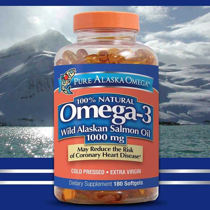 Pure Alaska Omega Wild Salmon Oil 1000mg 阿拉斯加純淨野生三文魚油膠囊 (210粒)